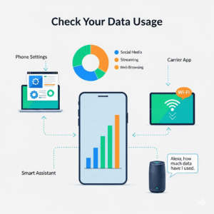 איך בודקים ניצול חבילת גלישה